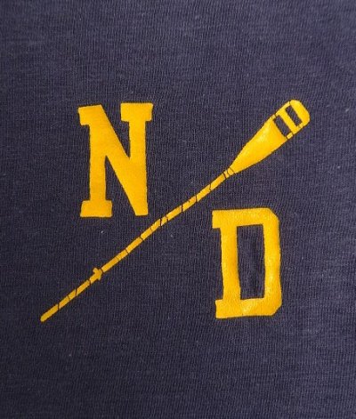 画像3: 70'S CHAMPION "N/D" バータグ シングルステッチ 半袖 Tシャツ ネイビー USA製 (VINTAGE)