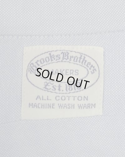 画像2: 60'S BROOKS BROTHERS "MAKERS" 6ボタン オックスフォード BDシャツ ブルー USA製 (VINTAGE)