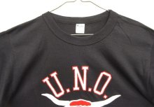 他の写真1: 80'S CHAMPION "U.N.O.TRACK-FIELD"トリコタグ シングルステッチ 半袖 Tシャツ ダークネイビー USA製 (DEADSTOCK)