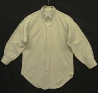 60'S BROOKS BROTHERS "MAKERS" 6ボタン オックスフォード BDシャツ ライトカーキ USA製 (VINTAGE)