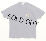 70'S CHAMPION "N/D" バータグ シングルステッチ 半袖 Tシャツ ネイビー USA製 (VINTAGE)