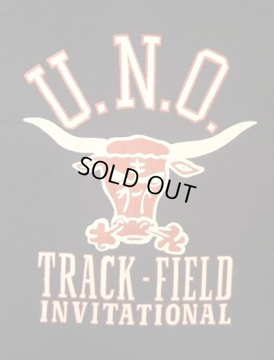 画像3: 80'S CHAMPION "U.N.O.TRACK-FIELD"トリコタグ シングルステッチ 半袖 Tシャツ ダークネイビー USA製 (DEADSTOCK)