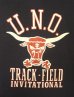 画像3: 80'S CHAMPION "U.N.O.TRACK-FIELD"トリコタグ シングルステッチ 半袖 Tシャツ ダークネイビー USA製 (DEADSTOCK) (3)