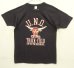 画像1: 80'S CHAMPION "U.N.O.TRACK-FIELD"トリコタグ シングルステッチ 半袖 Tシャツ ダークネイビー USA製 (DEADSTOCK) (1)
