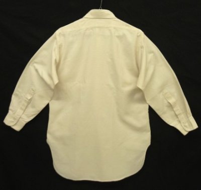 画像3: 60'S BROOKS BROTHERS "MAKERS" 6ボタン オックスフォード BDシャツ 生成り USA製 (VINTAGE)