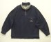 画像1: 90'S EDDIE BAUER "EB-97" ハーフジップ スタンドカラー アノラック ネイビー (VINTAGE) (1)