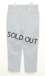 70'S DICKIES 874 チビタグ ワークパンツ ブルーグレー TALONアルミジップ W34L30 USA製 (VINTAGE)