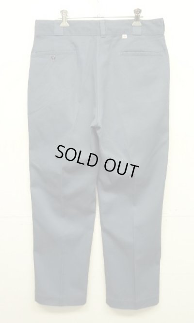 画像1: 70'S DICKIES 874 チビタグ ワークパンツ ブルーグレー TALONアルミジップ W34L30 USA製 (VINTAGE)