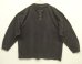 画像1: 90'S PURITAN ヘンリーネック 長袖 Tシャツ フェードブラック (VINTAGE) (1)