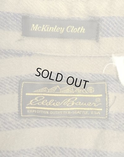 画像2: 90'S EDDIE BAUER "McKINLEY CLOTH" 長袖 ネルシャツ ストライプ (VINTAGE)