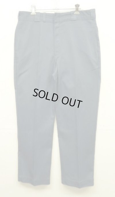 画像3: 70'S DICKIES 874 チビタグ ワークパンツ ブルーグレー TALONアルミジップ W34L30 USA製 (VINTAGE)