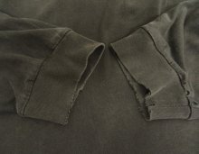 他の写真2: 90'S PURITAN ヘンリーネック 長袖 Tシャツ フェードブラック (VINTAGE)