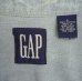 画像2: 90'S GAP 旧タグ 長袖 シャンブレーシャツ ブルー (VINTAGE) (2)