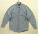 画像1: 90'S GAP 旧タグ 長袖 シャンブレーシャツ ブルー (VINTAGE) (1)
