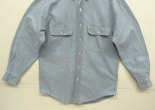 他の写真3: 90'S GAP 旧タグ 長袖 シャンブレーシャツ ブルー (VINTAGE)