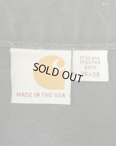 画像2: 00'S CARHARTT ダブルニー ダック ペインターパンツ ブラック W36L30 USA製 (VINTAGE)