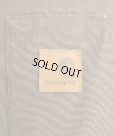 画像4: 11'S CARHARTT 裏地キルティング ダックベスト ダークブラウン メキシコ製 (VINTAGE)