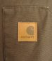 画像4: 11'S CARHARTT 裏地キルティング ダックベスト ダークブラウン メキシコ製 (VINTAGE) (4)