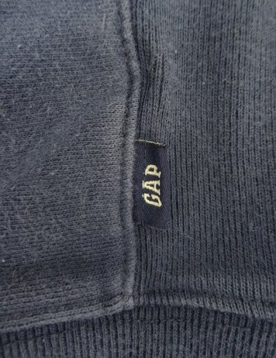 画像3: 90'S GAP 旧タグ ヘビーウエイト スウェットパーカー ネイビー (VINTAGE)