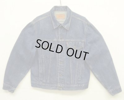画像1: 80'S LEVIS "71506" スモールe 4thモデル デニムジャケット インディゴ 42 USA製 (VINTAGE)