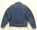 画像5: 80'S LEVIS "71506" スモールe 4thモデル デニムジャケット インディゴ 42 USA製 (VINTAGE) (5)