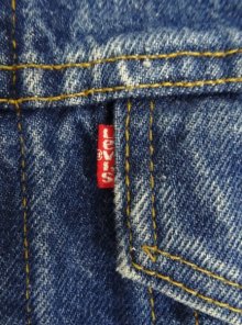 他の写真2: 80'S LEVIS "71506" スモールe 4thモデル デニムジャケット インディゴ 42 USA製 (VINTAGE)
