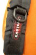 画像5: 90'S EASTPAK 旧タグ ボトムレザー ナイロン バックパック オレンジ USA製 (VINTAGE)