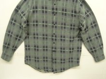 他の写真3: 90'S J.CREW 旧タグ 長袖 プリントフランネル ワークシャツ チェック柄 (VINTAGE)