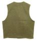 画像3: C.C.FILSON "MACKINAW WOOL VEST" ウールベスト フォレストグリーン USA製 (MINT CONDITION) (3)