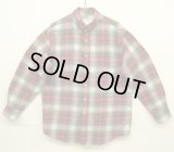 90'S J.CREW 旧タグ 長袖 フランネルシャツ オンブレチェック (VINTAGE)