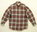 画像1: 90'S J.CREW 旧タグ 長袖 フランネルシャツ オンブレチェック (VINTAGE) (1)