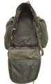 画像5: 80'S EASTPAK 旧タグ 両サイド収納付き ボトムレザー ナイロン バックパック ブラック USA製 (VINTAGE)