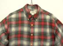 他の写真1: 90'S J.CREW 旧タグ 長袖 フランネルシャツ オンブレチェック (VINTAGE)