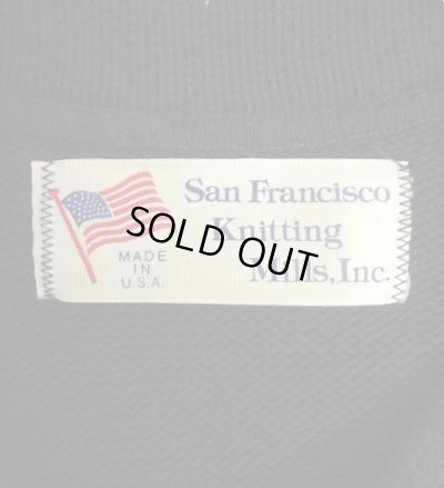 画像2: 80'S SAN FRANCISCO KNITTING MILLS ウール フルジップニット ネイビー USA製 (VINTAGE)