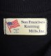 画像2: 80'S SAN FRANCISCO KNITTING MILLS ウール フルジップニット ネイビー USA製 (VINTAGE) (2)