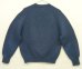 画像3: 70'S TOWNCRAFT ラグランスリーブ クルーネックニット ブルー (VINTAGE) (3)
