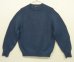 画像1: 70'S TOWNCRAFT ラグランスリーブ クルーネックニット ブルー (VINTAGE) (1)