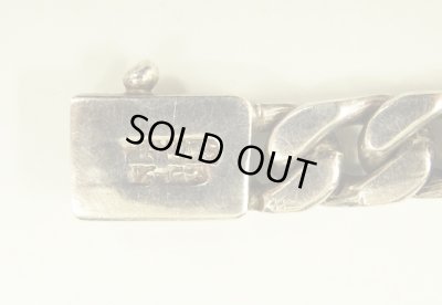 画像2: シルバー925 IDブレスレット シルバー メキシコ(TAXCO)製 (VINTAGE)