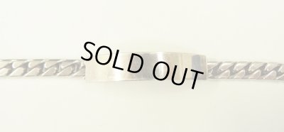 画像3: シルバー925 IDブレスレット シルバー メキシコ(TAXCO)製 (VINTAGE)