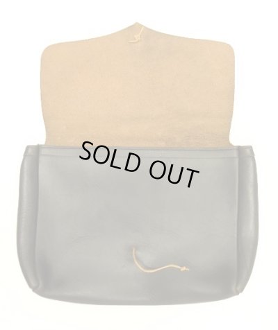 画像6: FERNAND LEATHER "CLUTCH BAG" コンチョボタン付き レザー クラッチバッグ ブラック（茶芯） USA製 (VINTAGE)