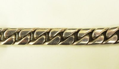 画像4: シルバー925 IDブレスレット シルバー メキシコ(TAXCO)製 (VINTAGE)