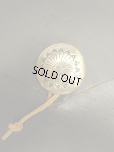 画像4: FERNAND LEATHER "CLUTCH BAG" コンチョボタン付き レザー クラッチバッグ ブラック（茶芯） USA製 (VINTAGE)