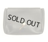 FERNAND LEATHER "CLUTCH BAG" コンチョボタン付き レザー クラッチバッグ ブラック（茶芯） USA製 (VINTAGE)
