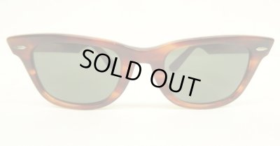 画像1: 80'S B&L ボシュロム製 RAY-BAN "WAYFARER" サングラス べっ甲ブラウン USA製 (VINTAGE)