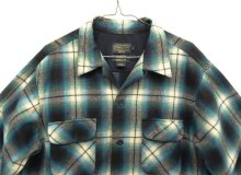 他の写真1: 00'S PENDLETON "BOARD SHIRT" ウール オープンカラーシャツ オンブレチェック (MINT CONDITION)