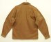 画像3: 70'S MORVAL コットンギャバジン 長袖 オープンカラーシャツ ブラウン玉虫色 (VINTAGE) (3)