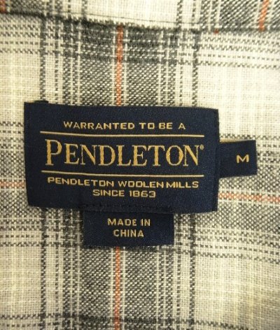 画像2: 00'S PENDLETON "BOARD SHIRT" コットン オープンカラーシャツ オンブレチェック (VINTAGE)