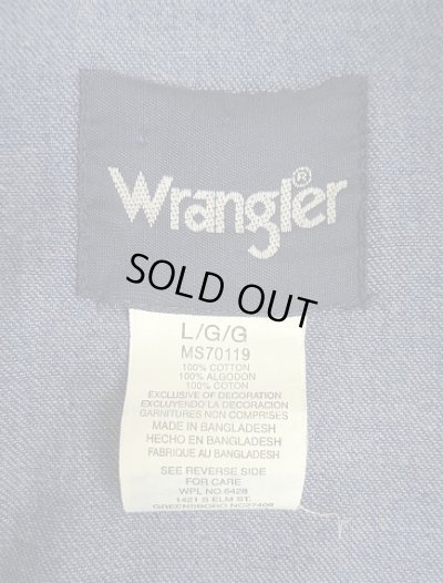 画像2: 00'S WRANGLER "MS70119" デニム ウエスタンシャツ インディゴ (VINTAGE)