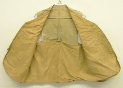 画像5: 40'S UNKNOWN ハーフムーンポケット ハンティングベスト (VINTAGE)