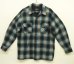 画像1: 00'S PENDLETON "BOARD SHIRT" ウール オープンカラーシャツ オンブレチェック (MINT CONDITION) (1)
